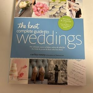 The Knot Complete Guide to Weddings Book never used